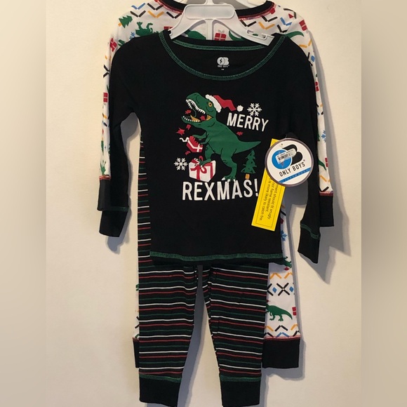 ONLY BOYS NWT 4 PIECES SLEEPWEAR TOP AND BOTTOM SIZE 2T MIX  AND MATCH - Picture 5 of 6